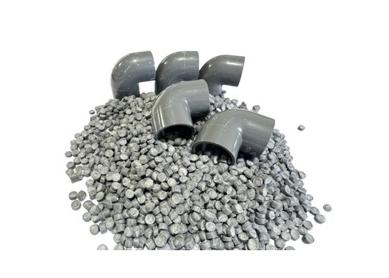 Σκόπια PVC Πλαστικό υλικό Λευκή σύνθεση PVC για σωλήνες PVC και εξαρτήματα σωλήνων ένεσης Συσκευές σωλήνων PVC Πλαστική πρώτη ύλη τροποποιημένη